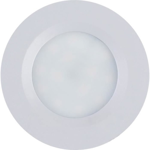 Sarja 5 kpl Luna 3W pyöreitä LED-kohteita Vit
