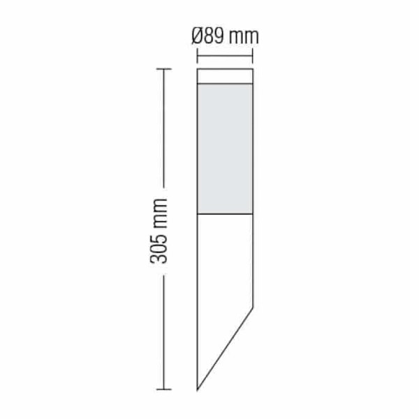 Flambeau Kavak-1 Sort E27 60W Svart