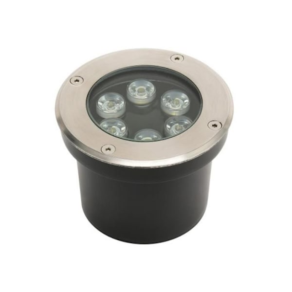Spot LED infälld vattentät 6W 600lm 4000K IP67 Matt krom