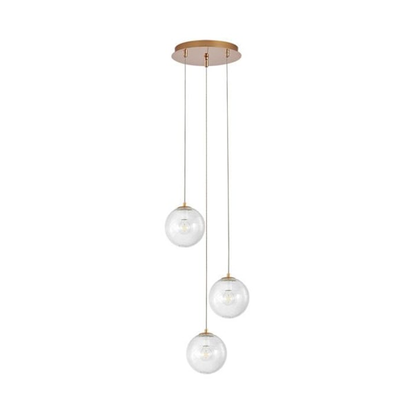 Suspension décorative 3xG9 10W – Elegant design i gold metal gyllene