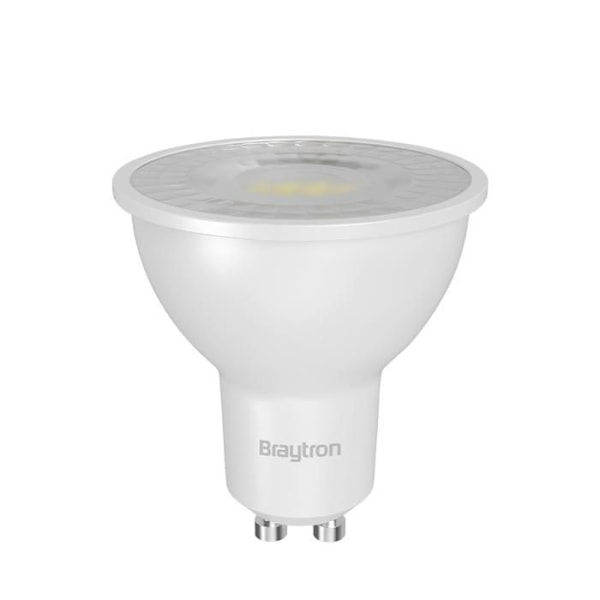 Braytron GU10 LED-pære - 6,5W - 4000K - 630 Lumen neutral vit