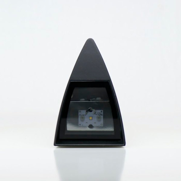 Applikation - SMD LED - 3,5W - Svart Aluminium - IP44 - Utomhusbelysning Svart
