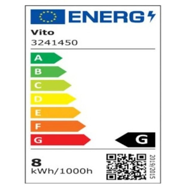 Borne LED VITO VALAISIN Bilbao-B50 – 8W – IP44 vit svart