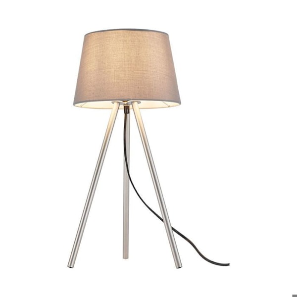 Dekorativ bordslampa 1xE27 23W IP20 – Grå Grå