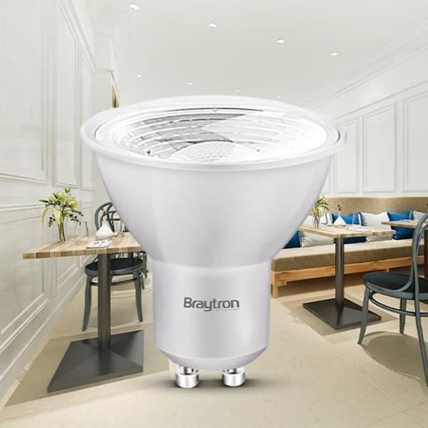10 kpl GU10 5W LED-lamppuja (vastaa 40W) 4200K 38°