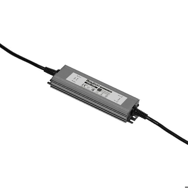 Elkraft 60W IP67 i svart aluminium