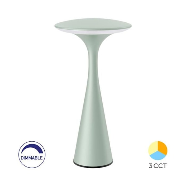 Bordslampa 3W 300lm 3in1 IP44 Grön dimbar Grön