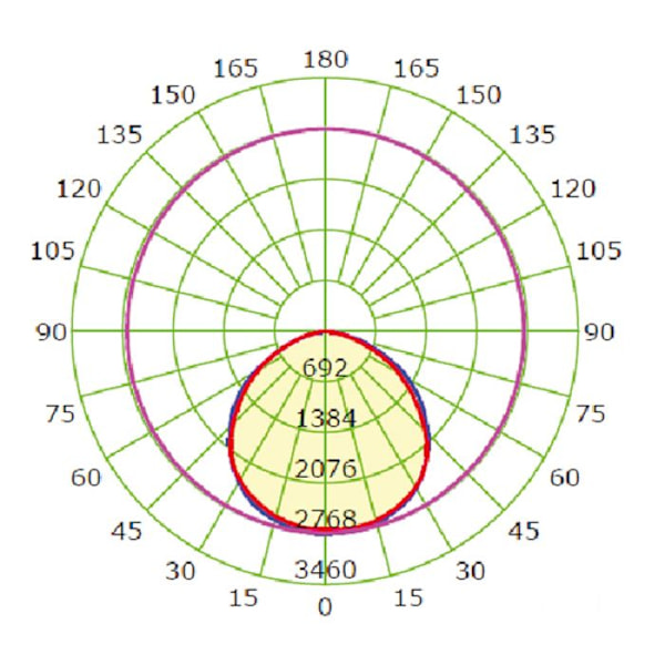 LED projektor INDUS-S med sensor 20W IP44 6000K Grå