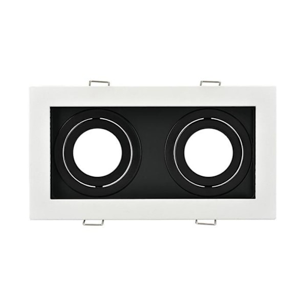 Stöd 2x Beta R5 spotlights rektangel vit/svart MR16 GU10/GU5.3 vit svart
