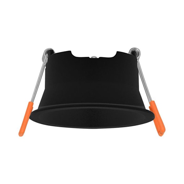 Tetra S1 rund svart fläckstöd MR16 GU10/GU5.3 Svart