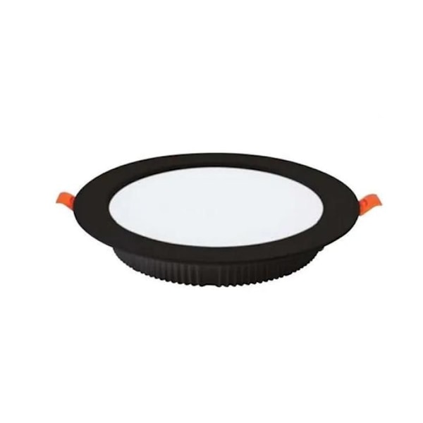 ALEXA SMD LED pyöreä musta kohdevalo 12W 7000K Svart