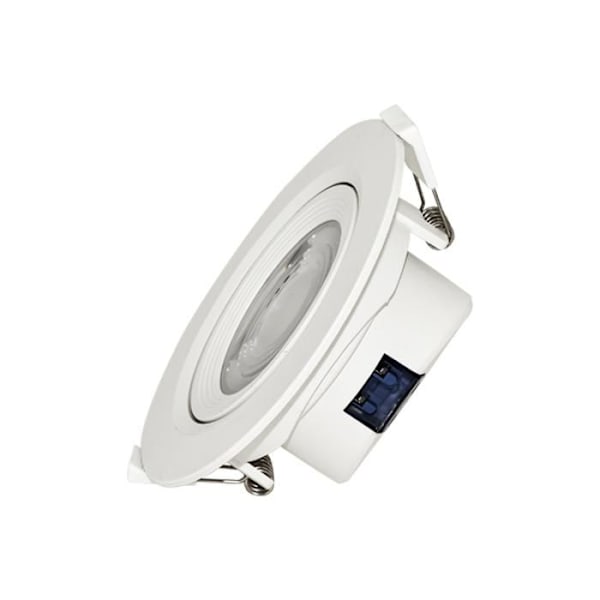 COB LED infälld spotlight rund vit justerbar 10W IP20 4000K Vit