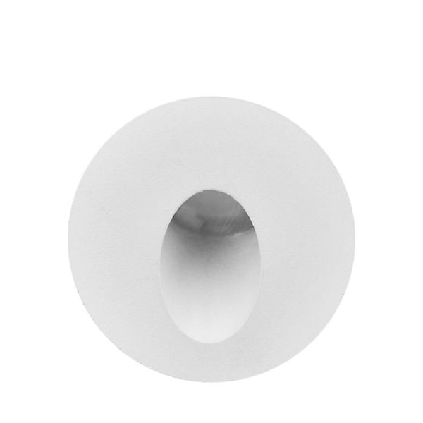 BRAYTRON Vector A mini LED väggspotlight, rund, vit, 2W, 3000K, IP65 Vit