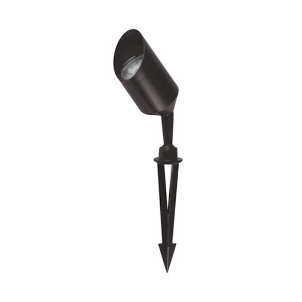 Justerbar havespot GU10 35W IP65 Sort Svart
