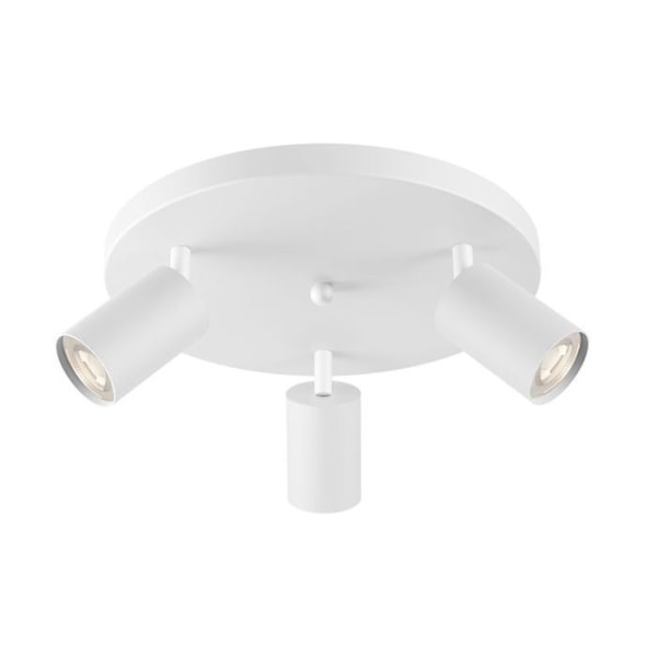 Spot LED upprätt 3xGU10 IP20 35W max – Vit Vit