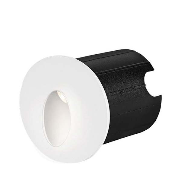 BRAYTRON Vector A mini LED väggspotlight, rund, vit, 2W, 3000K, IP65 Vit