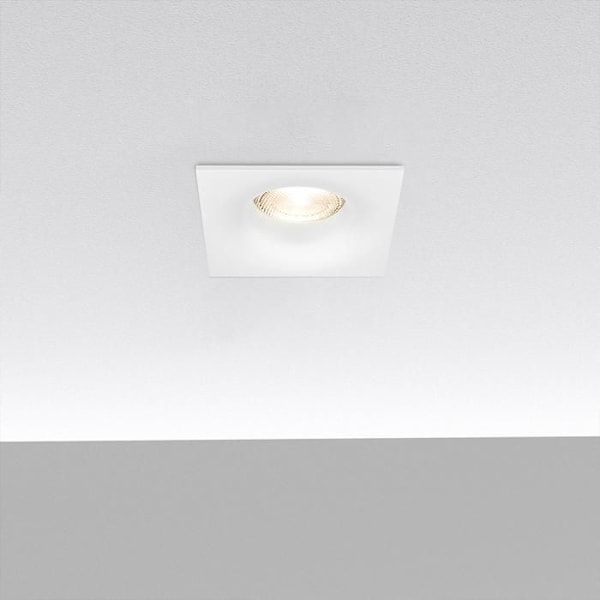 BRAYTRON Tetra-D spotlight, fyrkantig, vit, fast, längd och bredd 89 mm, aluminium Vit
