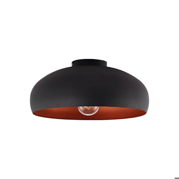 Dekorativ LED loftlampe 1xE27 23W IP20 – Sort metal Svart