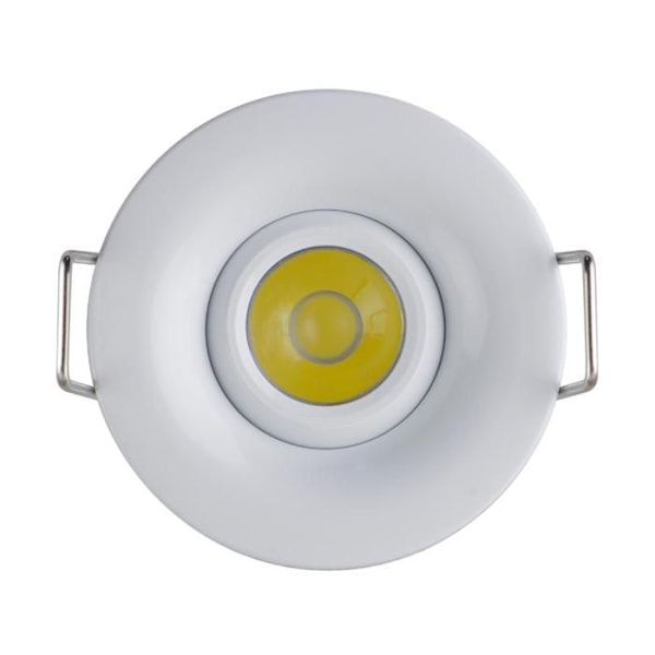 Pieni pyöreä säädettävä LED-kohdevalo 1W (8W) 4200K Valkoinen Vit