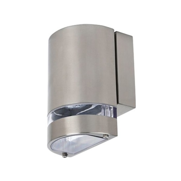 Vägglampa - Gardenya - Rostfri - GU10 35W - Dimensioner 110x105x160mm - IP44 Rostfritt stål