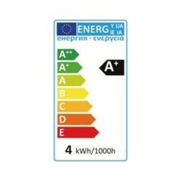 Sæt af 5 LED pærer T45 filament 4W E27 2200K
