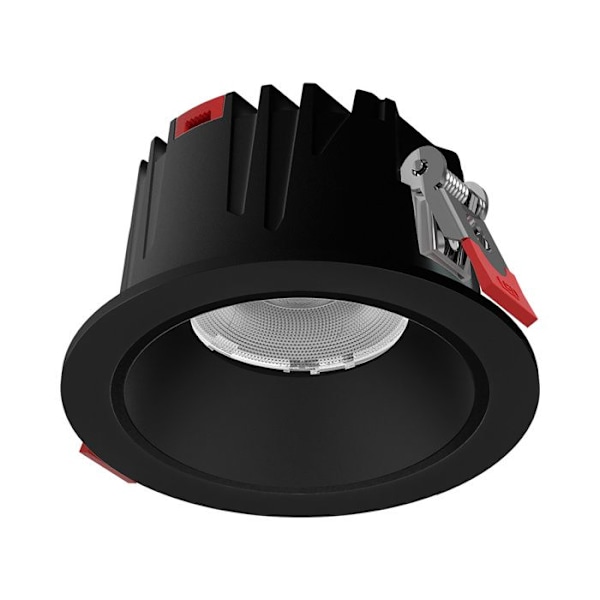 Sæt med 5 Braytron Sorte 20W 3in1 IP20 forsænkede LED-spotlights Svart