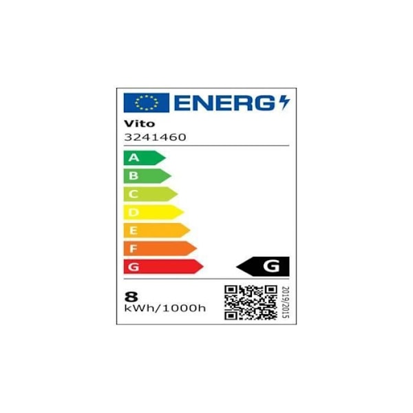 Potelet LED Bilbao-B80 8W IP44 vit svart