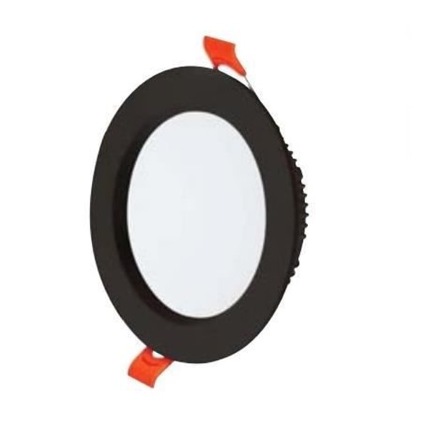 ALEXA SMD LED pyöreä musta kohdevalo 8W 7000K Svart
