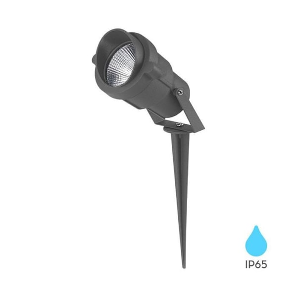 Spot LED Piquet 9W – Vattentät IP65 – aluminium Grå Grå