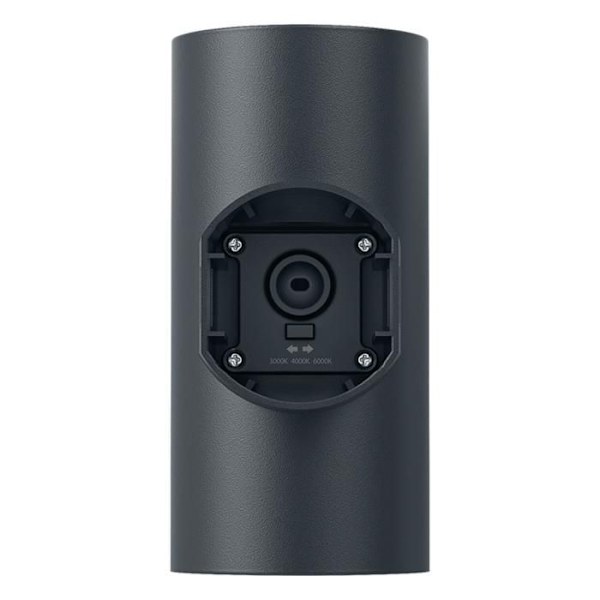 Vägglampa utomhus VEKTA-D2 svart 2x9W 3in1 IP65 Svart
