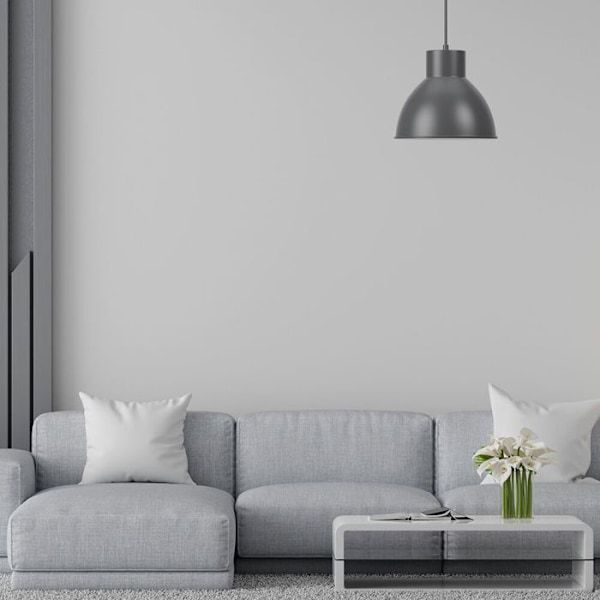 Dekorativ hänglampa 1xE27 23W IP20 – Grå metall Grå