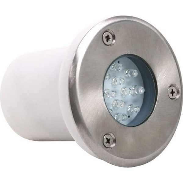 Spot LED - Inox - 1.2W - IP67 - Kestävä - Ulkokäyttöön Matt krom