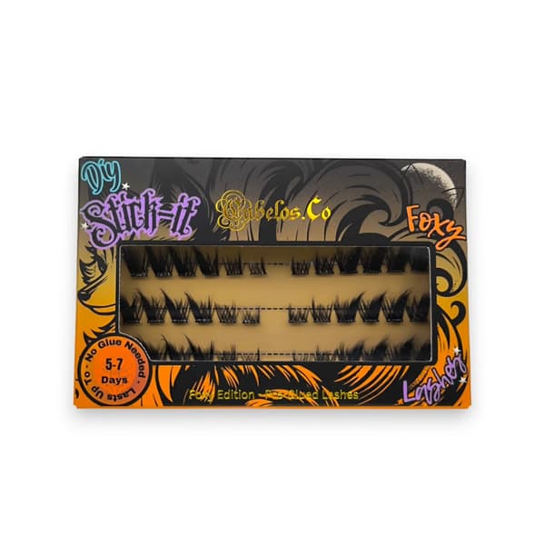 Stick-it Lashes – Foxy Edition Förlimmade Klusterfransar för Enkel Applicering Sassy Stares