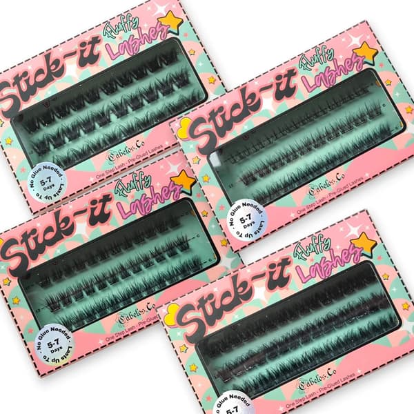 Stick-it Press-on Fransar – Förlimmade Lösögonfransar Utan Lim Dear Diary