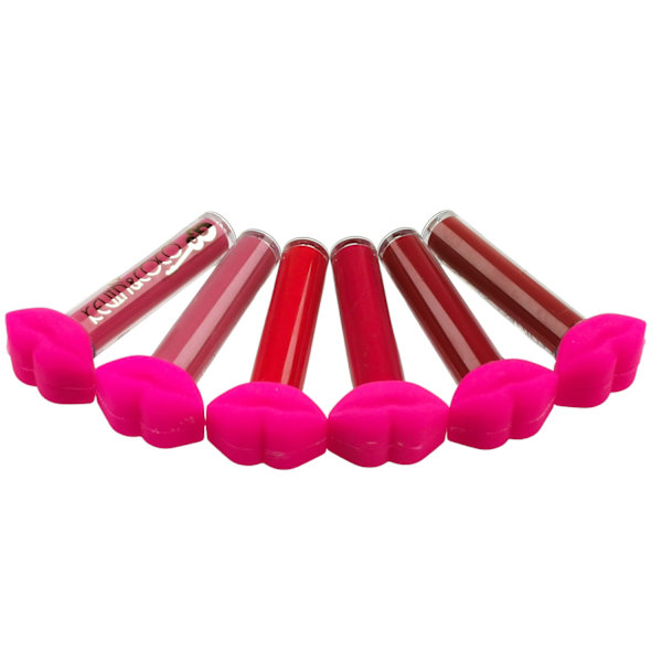 Läppglans- Matte läppstift Kit 6st