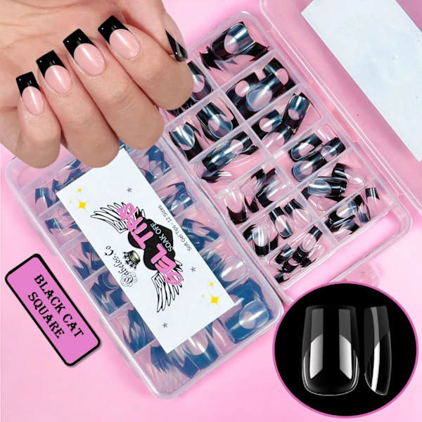 French Tip  Press-On Gel Nails Tip Dream