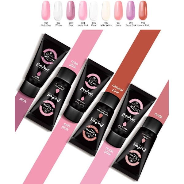 Polygel Naglar 30g Pink