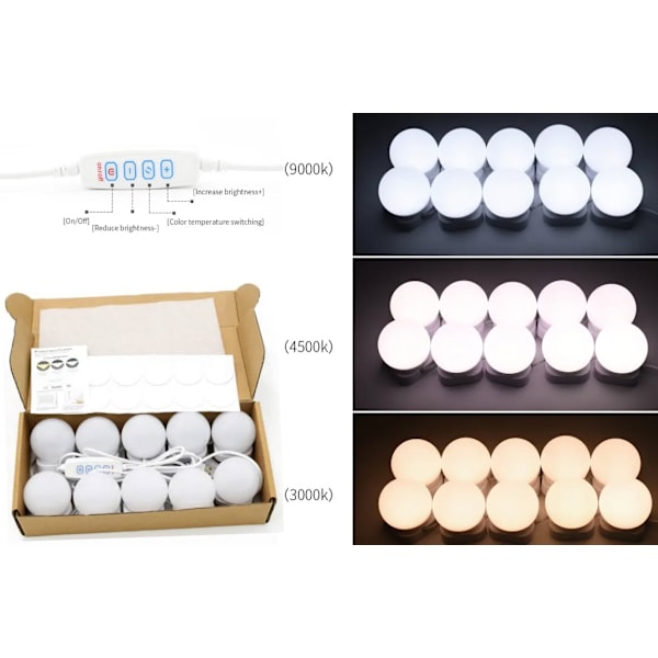 Spegel Belysning Kit