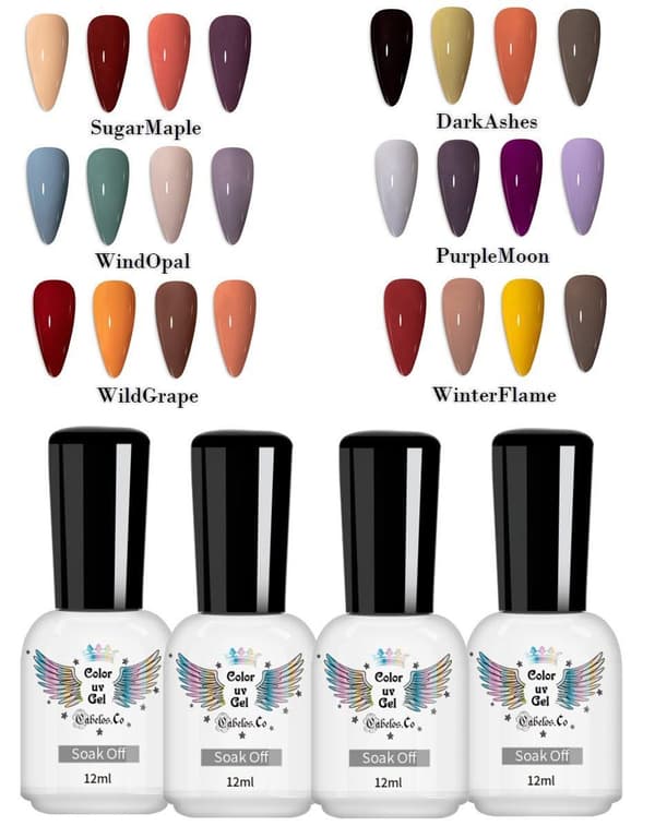 Nagellack UV Gellack Kit WildGrape