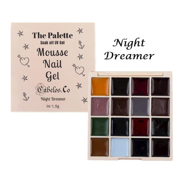 Gel Nagellack Palett – Mousse UV Gellack Candy Flakes