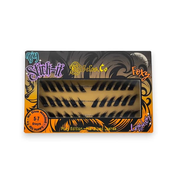 Stick-it Lashes Foxy – Förlimmade Klusterfransar Fransförlängning Hemma Tail Tip Twirls