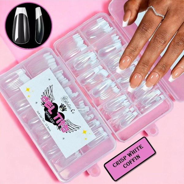 French Tip  Press-On Gel Nails Tip Dream