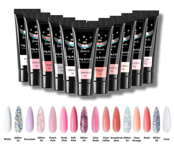 Polygel Naglar 15g Nude Pink