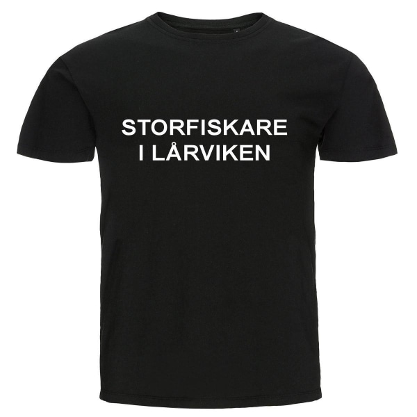 T-shirt - Storfiskare i lårviken Black Storlek 3XL