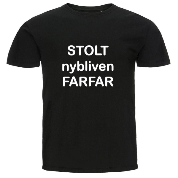T-shirt - Stolt nybliven farfar Black Storlek L