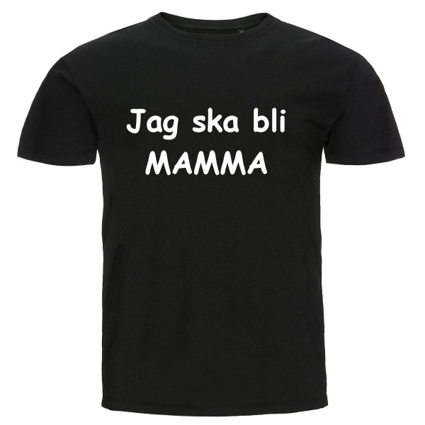 T-shirt - Jag ska bli mamma Black XXL 7e16 | Black | Text & Citat | Fyndiq