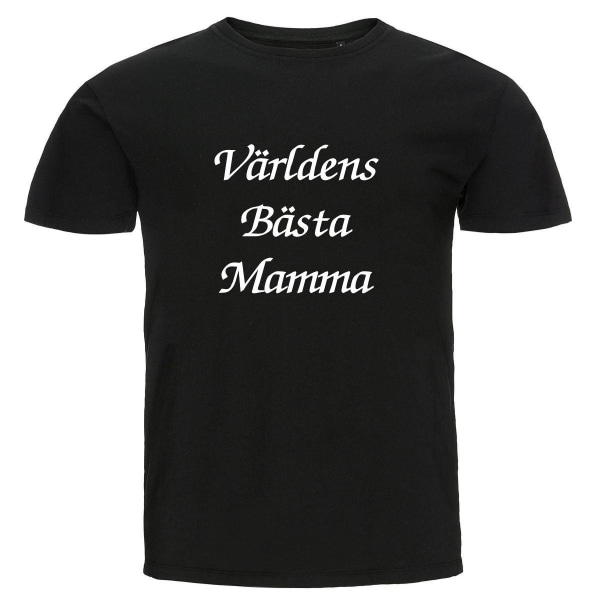 T-shirt - Världens bästa mamma Black Storlek XL