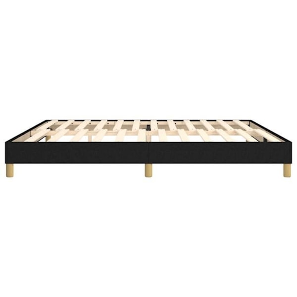 Sänkyritilä jalalliselle sängyn kehykselle 200x200 cm musta kangas TDL0206992 Svart