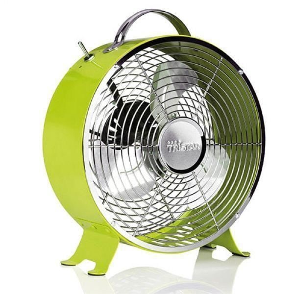 Tuulettaja - Tristar - Retro Metalli - 20W - 2 nopeutta - 25 cm halkaisija Vit