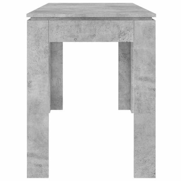 Moderne design spisestue bord 120 x 60 x 76 cm grå ingeniørtræ DEC036866 kastanj